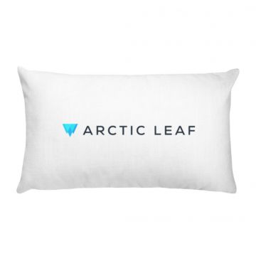 Arctic Leaf Pillow